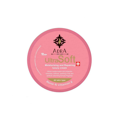 کرم مرطوب کننده آدرا (Adra) مدل Rose & Vitamin E حجم 200 میلی‌ لیتر