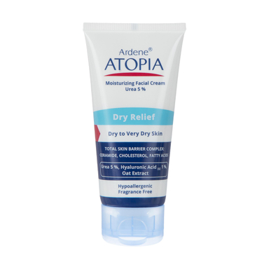 کرم مرطوب کننده آردن (Ardene) سری Atopia مدل Dry Relief مناسب پوست خشک و خیلی خشک حجم 50 میلی‌ لیتر