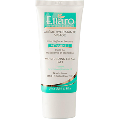 کرم مرطوب کننده الارو (Ellaro) حاوی Vitamin E حجم 50 میلی‌لیتر