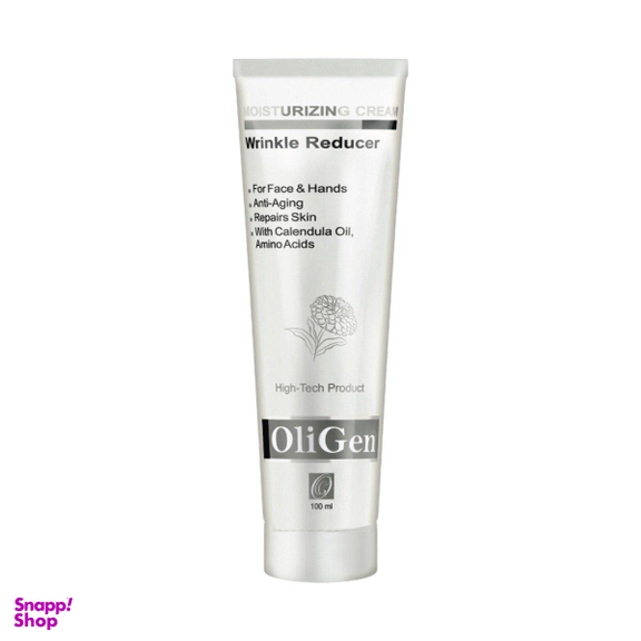 کرم مرطوب کننده الی ژن (Oligen) مدل Wrinkle Reducer حجم 100 میلی‌لیتر
