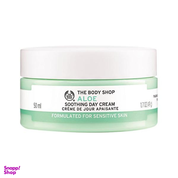 کرم مرطوب کننده بادی شاپ (Body Shop) مدل Aloe حجم 50 میلی‌ لیتر