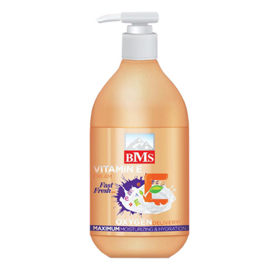 کرم مرطوب کننده بی ام اس (Bms) مدل VITAMIN E حجم 300 میلی‌لیتر