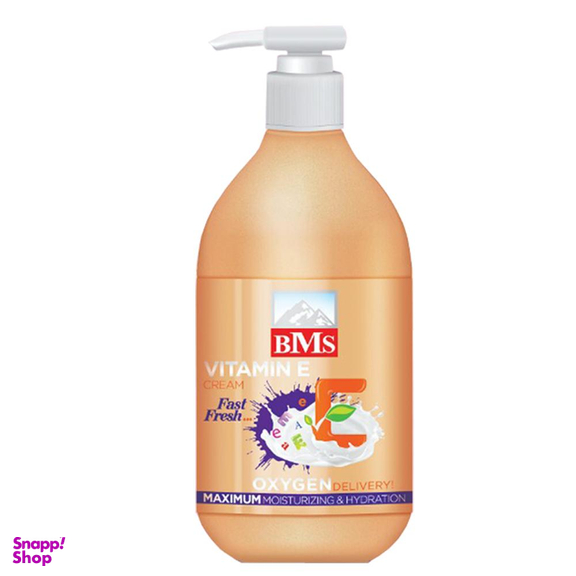 کرم مرطوب کننده بی ام اس (Bms) مدل VITAMIN E حجم 300 میلی‌لیتر