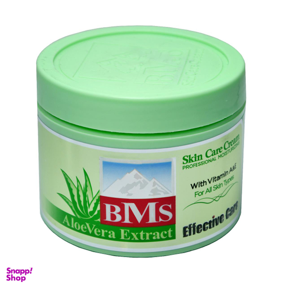 کرم مرطوب کننده بی ام اس (Bms) مدل Aloe vera حجم 200 میلی‌لیتر