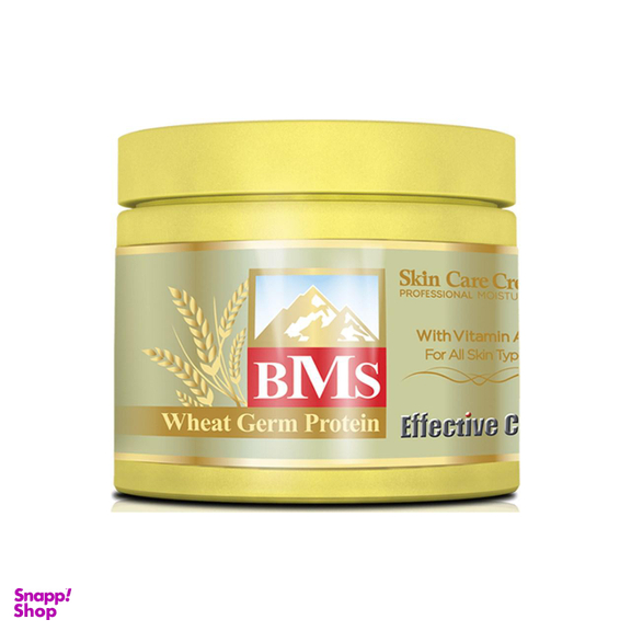 کرم مرطوب کننده بی ام اس (Bms) مدل روغن جوانه گندم حجم 200 میلی‌لیتر