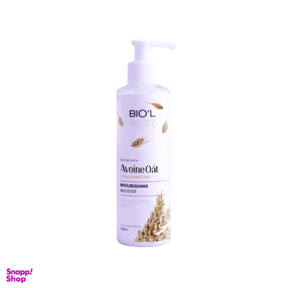 کرم مرطوب کننده پمپی بیول (Biol) مدل Avoine Oat حجم 250 میلی‌ لیتر