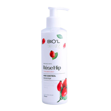 کرم مرطوب کننده پمپی بیول مدل Rose Hip حجم 250 میلی‌ لیتر