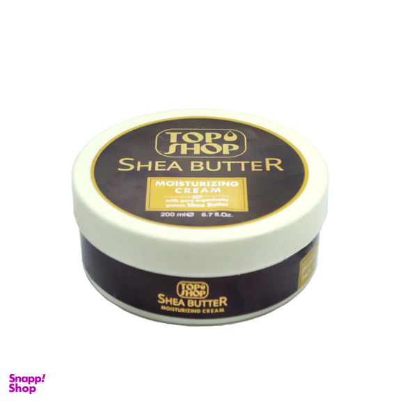کرم مرطوب کننده تاپ شاپ (Top shop) مدل Shea Butter حجم 200 میلی‌لیتر