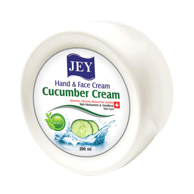 کرم مرطوب کننده جی (jey) مدل cucumber cream حجم 200 میلی‌لیتر