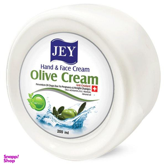 کرم مرطوب کننده جی (jey) مدل Olive حجم 200 میلی‌لیتر