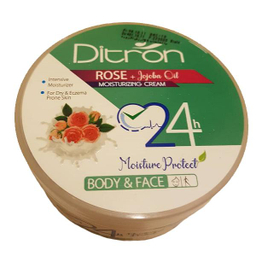 کرم مرطوب کننده دیترون (ditron) مدل روغن رز حجم 200 میلی‌لیتر