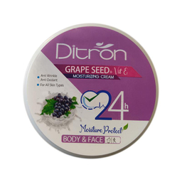 کرم مرطوب کننده دیترون (ditron) مدل روغن هسته انگور حجم 200 میلی‌لیتر