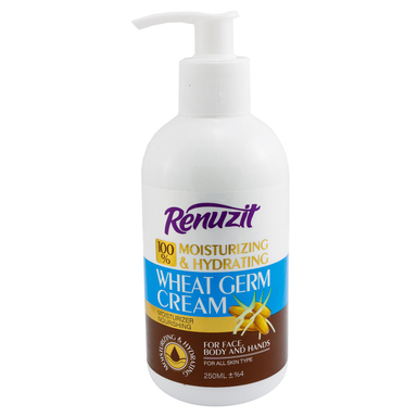 کرم مرطوب کننده رینوزیت (renuzit) مدل WHEAT GERM حجم 250 میلی‌لیتر