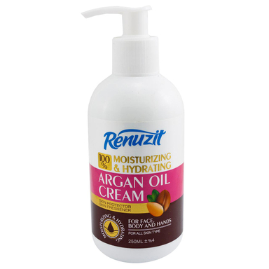 کرم مرطوب کننده رینوزیت (renuzit) مدل روغن آرگان حجم 250 میلی‌لیتر