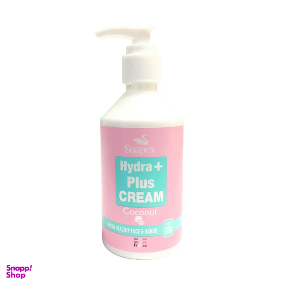 کرم مرطوب کننده سوپکس (Soapex) مدل Coconut حجم 250 میلی‌لیتر