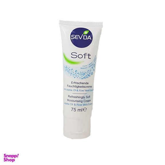 کرم مرطوب کننده سودا (Sevda) مدل Soft حجم 75 میلی‌لیتر