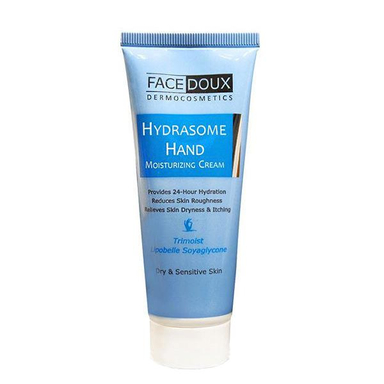 کرم مرطوب‎ کننده دست فیس دوکس (Face Doux) سری Hydrasome مناسب پوست های خشک و حساس حجم 75 میلی‎ لیتر