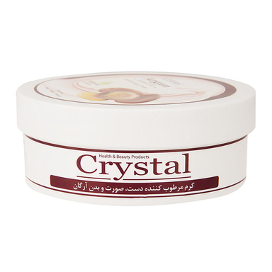 کرم مرطوب کننده کریستال (Crystal) مدل Argan حجم 200 میلی‌لیتر