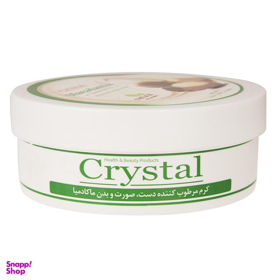 کرم مرطوب کننده کریستال (Crystal) مدل Macadamia حجم 200 میلی‌لیتر