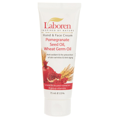 کرم مرطوب کننده لابورن (laboren) مدل Pomegranate Seed Oil حجم 75 میلی‌لیتر