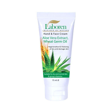 کرم مرطوب کننده لابورن (laboren) مدل Aloe vera حجم 75 میلی‌لیتر