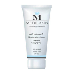 کرم مرطوب کننده مدیلن (Medilann) مدل آلویه ورا حجم 50 میلی‌لیتر
