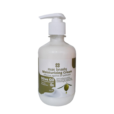 کرم مرطوب کننده مکس بیوتی (Max Beauty) مدل Olive حجم 400 میلی‌لیتر