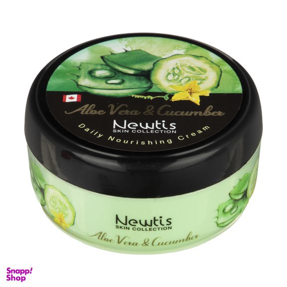 کرم مرطوب کننده نیوتیس newtis مدل Cucumber حجم 200 میلی‌لیتر