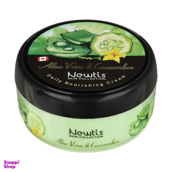 کرم مرطوب کننده نیوتیس (newtis) مدل Cucumber حجم 300 میلی‌لیتر