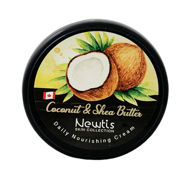 کرم مرطوب کننده نیوتیس (Newtis) مدل نارگیل و شی باتر حجم 200 میلی‌لیتر