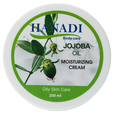 کرم مرطوب کننده هانادی (Hanadi) مدل Jojoba Oil حجم 200 میلی‌لیتر