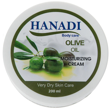 کرم مرطوب کننده هانادی (Hanadi) مدل Olive Oil حجم 200 میلی‌لیتر