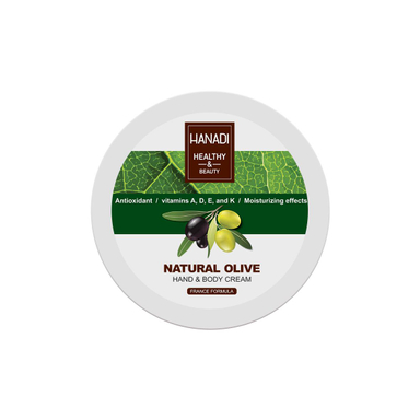 کرم مرطوب کننده هانادی (Hanadi) مدل Olive حجم 200 میلی‌لیتر