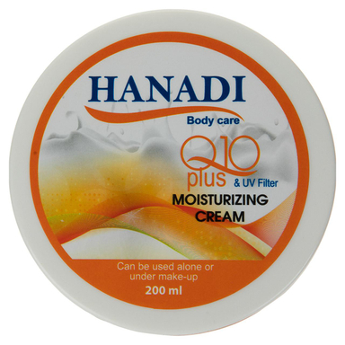 کرم مرطوب کننده هانادی (Hanadi) مدل Q10 حجم 200 میلی‌لیتر