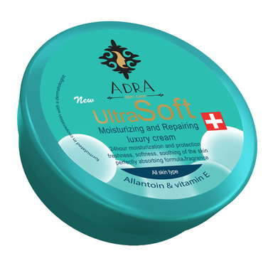کرم مرطوب کننده و ترمیم کننده آدرا (Adra) مدل Allantion & Vitamin E حجم 200 میلی‌ لیتر