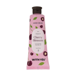 کرم مرطوب کننده ویت یو (With You) مدل Cherry Blossom حجم 50 میلی‌ لیتر