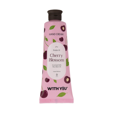کرم مرطوب کننده ویت یو (With You) مدل Cherry Blossom حجم 50 میلی‌ لیتر