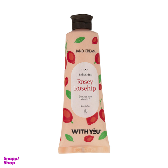 کرم مرطوب کننده ویت یو (with you) مدل Rosey Rosehip حجم 50 میلی‌ لیتر