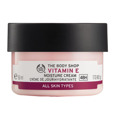 کرم مرطوب‌کننده بادی شاپ (Body Shop) مدل Vitamin E حجم 50 میل یلیتر