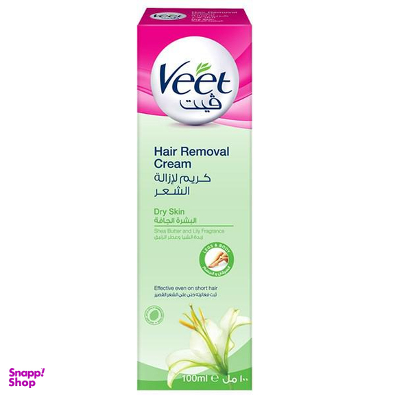 کرم موبر بدن ویت (Veet) مخصوص پوست خشک حجم 100 میلی‌لیتر