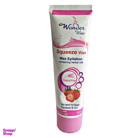 کرم موبر واندروکس (Wonder wax) مدل Senestive حجم 100 میلیلیتر