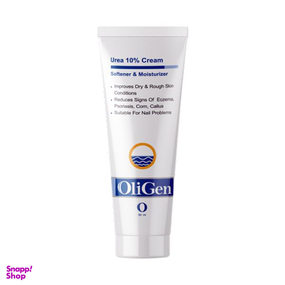 کرم نرم کننده الی ژن (Oligen) مدل اوره حجم 50 میلی‌لیتر