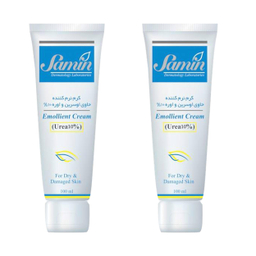 کرم نرم کننده ثمین حاوی اوسرین و اوره 10 درصد مناسب پوست های خشک و آسیب دیده حجم 100 میلی لیتر بسته 2 عددی