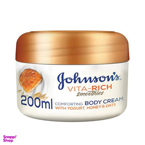 کرم نرم کننده جانسون (Johnson) مدل Vita Rich Smoothies حجم 200 میلی‌لیتر