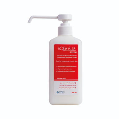 کرم نرم کننده رضاراد (Rezarad) مدل Aqua Silk حجم 500 میلی‌لیتر
