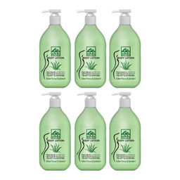 لوسیون بدن بی ام اس (Bms) مدل Aloe vera حجم 300 میلی‌لیتر بسته 6 عددی