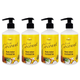 لوسیون بدن سوپکس (Soapex) مدل Coconut Oil حجم 350 میلی‌لیتر بسته 4 عددی