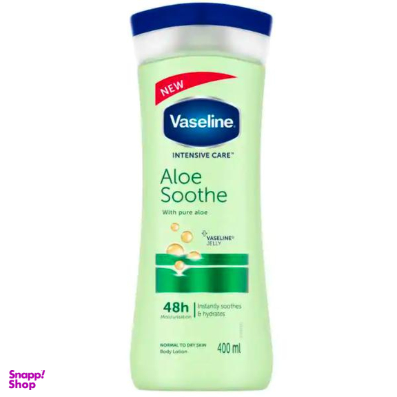 لوسیون بدن وازلین (Vaseline) مدل Aloe Sooth حجم 400 میلی‌ لیتر