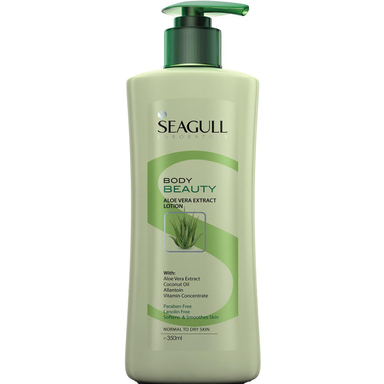 لوسیون دست و بدن سی گل (Seagull) مدل Aloe vera حجم 350 میلی‌لیتر