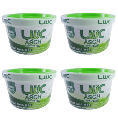 موم سرد عش (Ash) مدل Aloe vera حجم 300 گرم بسته 4 عددی